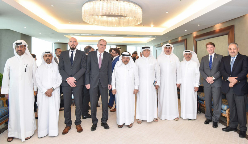 Qatari Businessmen Association held a meeting with a delegation of German companies